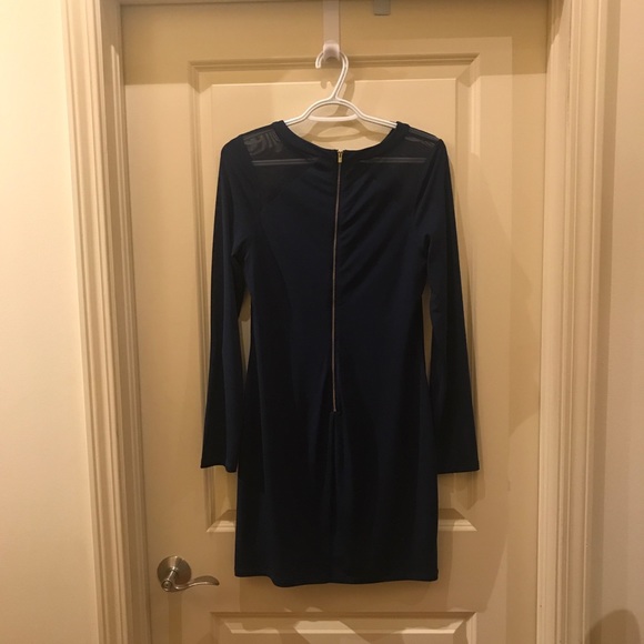 Express Navy Blue Party Dress - Picture 2 of 4